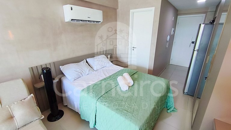 Flat no Açores - Pé na Areia de Tamandaré (B21)