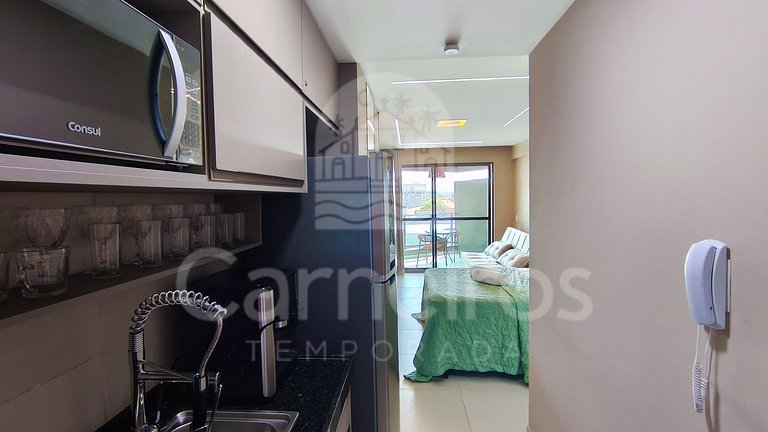 Flat no Açores - Pé na Areia de Tamandaré (B21)