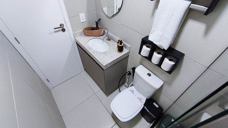 Carneiros | Studio com Varanda| Beira-Mar (B21)