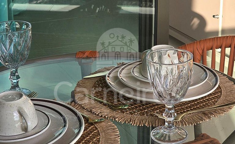 Flat no Açores - Pé na Areia de Tamandaré (B21)