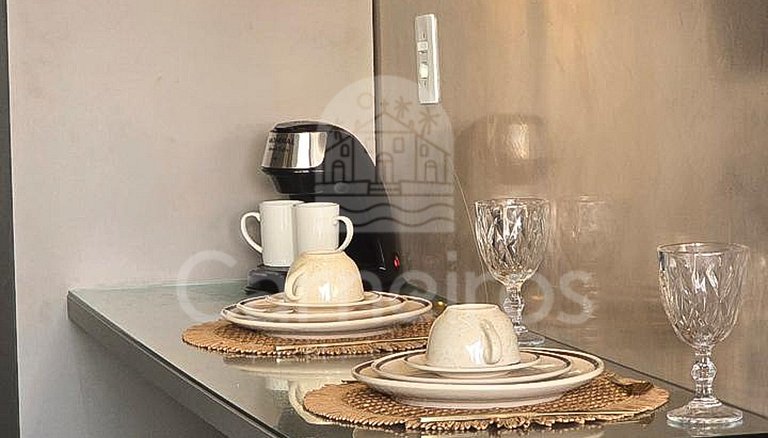 Flat no Açores - Pé na Areia de Tamandaré (B21)