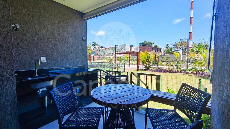 Flat no Beach Class Summer Residence (X11-3)