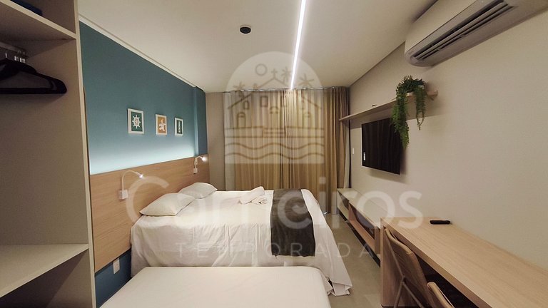 Flat no Beach Class Summer Residence (X11-3)