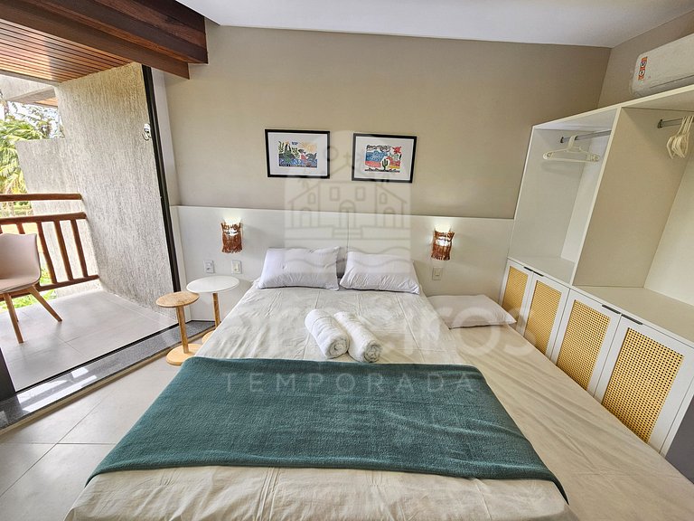 Studio Térreo-Carneiros Atlântico-Pé na areia (B029)