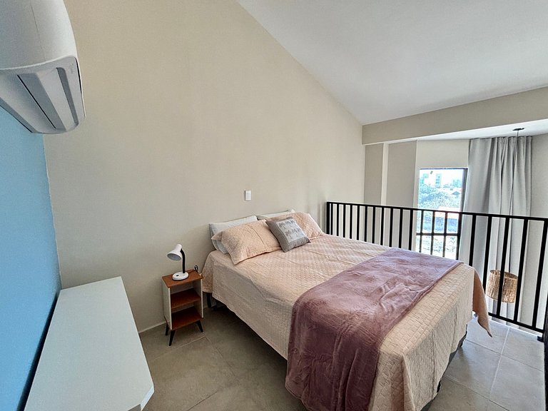 Carneiros | Flat Climatizado Perto da Praia(C06-1)