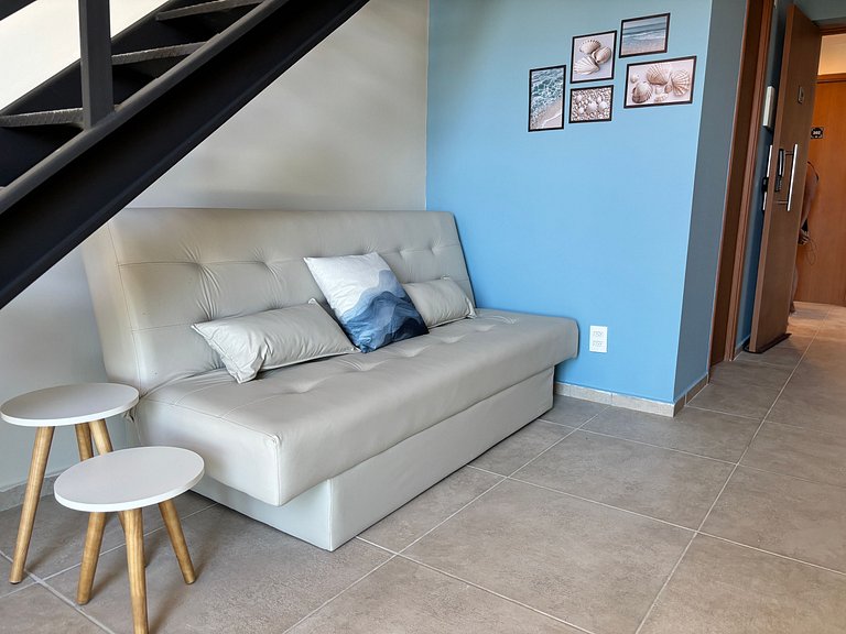 Carneiros | Flat Climatizado Perto da Praia(C06-1)