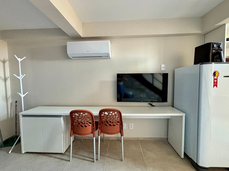 Carneiros | Flat Climatizado Perto da Praia(C06-1)