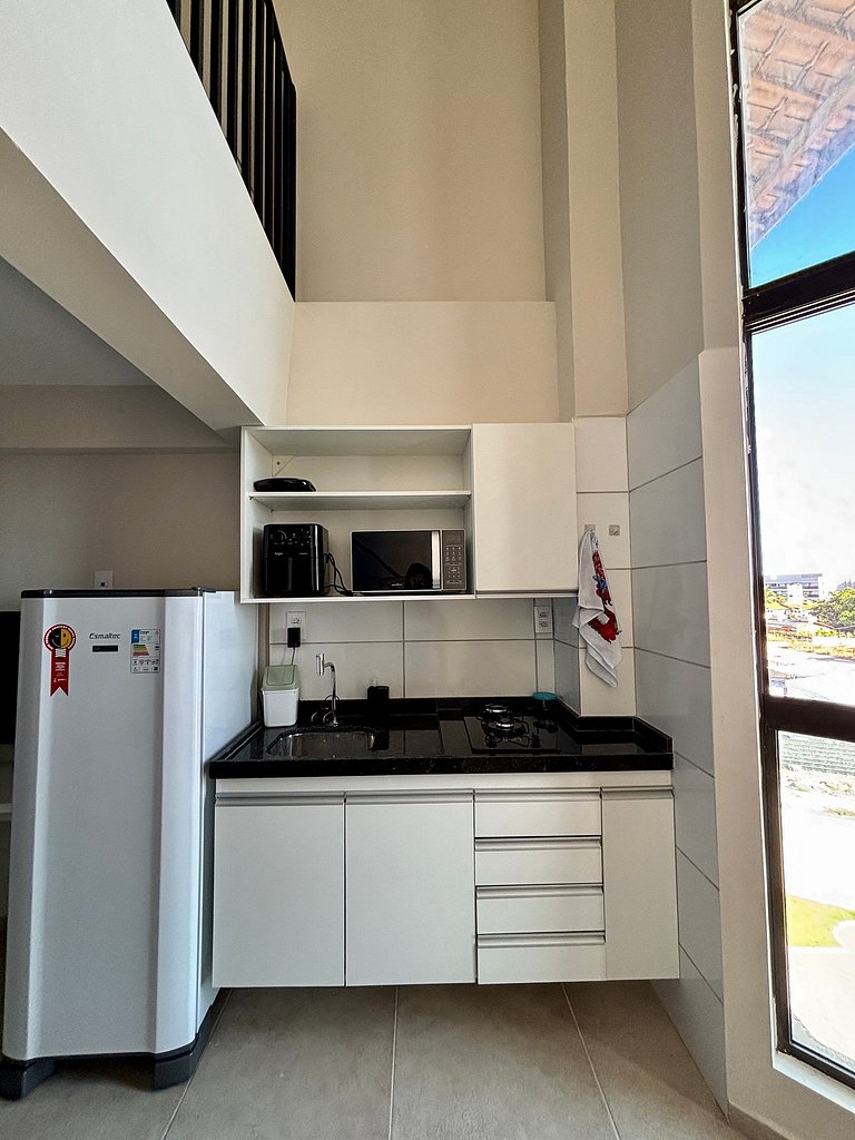 Carneiros | Flat Climatizado Perto da Praia(C06-1)