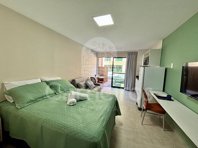 Studio c/ piscina privativa - Praia dos Carneiros (X2-2)