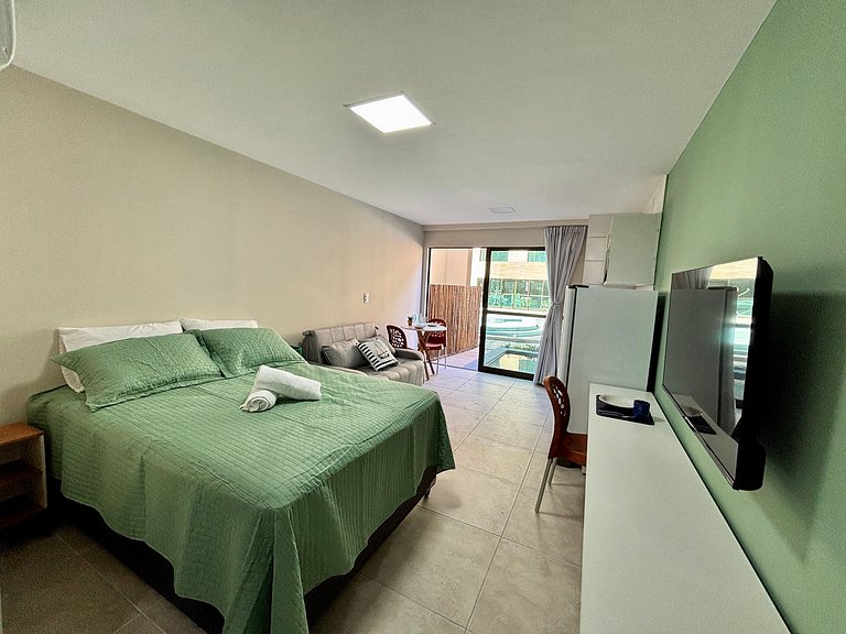 Carneiros | Studio Piscina Privativa | Max (X3-2)
