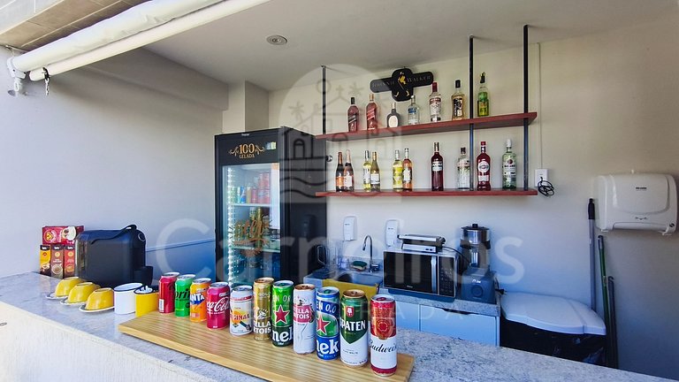 Studio no Maré Alta Beach - Praia de Tamandaré (C14)