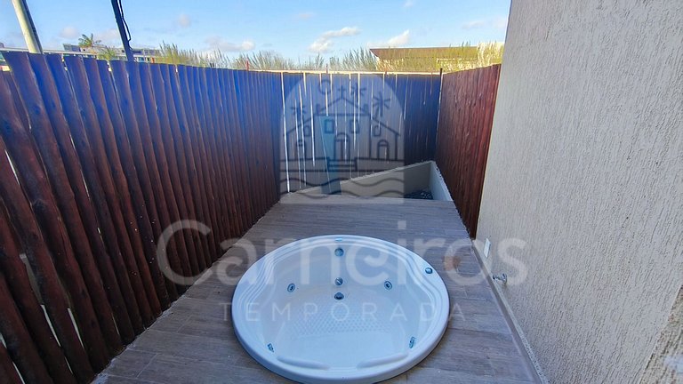 Flat na Praia dos Carneiros c/ Jacuzzi (X03-4)