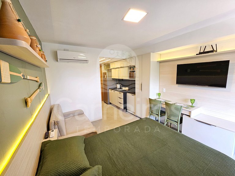 Studio no Carneiros Atlântico - Beira-Mar (D221)