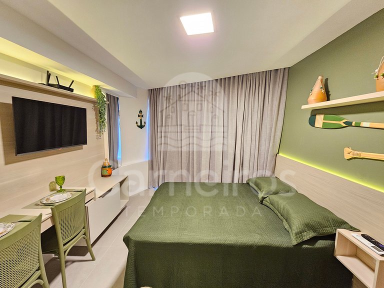 Studio no Carneiros Atlântico - Beira-Mar (D221)