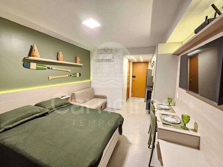 Carneiros Atlântico | Studio | 100m da Praia(D221)