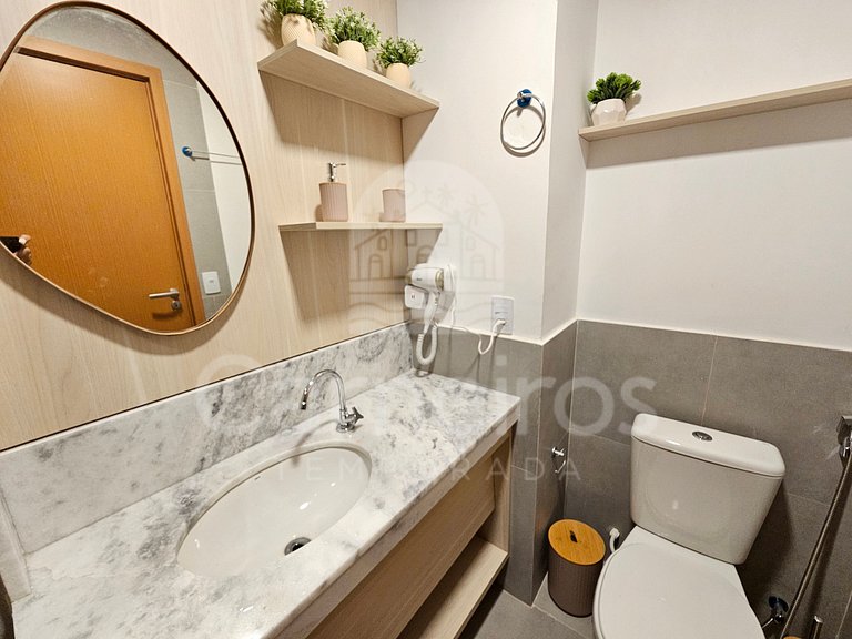 Carneiros Atlântico | Studio | 100m da Praia(D221)