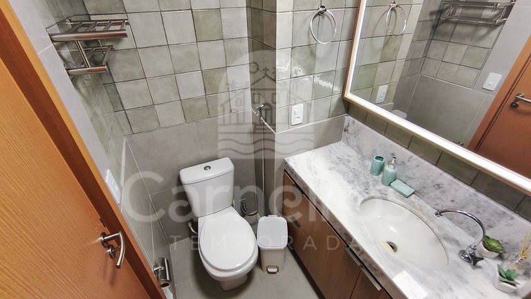 Studio no Carneiros Atlântico - Beira-Mar (D231)