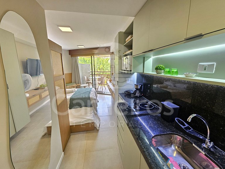 Studio no Carneiros Atlântico - Beira-Mar (D231)