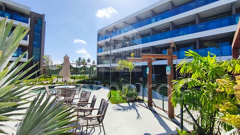 Flat Vista Piscina no Beach Class Verano (A06-1)