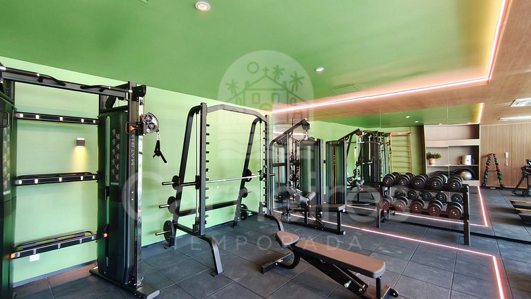 Studio Vista Piscina no Beach Class Verano (B12-3)