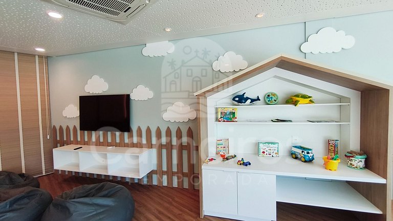 Studio Vista Piscina no Beach Class Verano (C15-2)