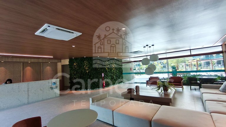 Studio Vista Piscina no Beach Class Verano (B12-3)