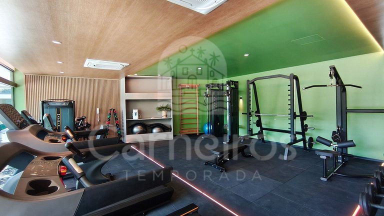 Studio Vista Piscina no Beach Class Verano (B12-3)