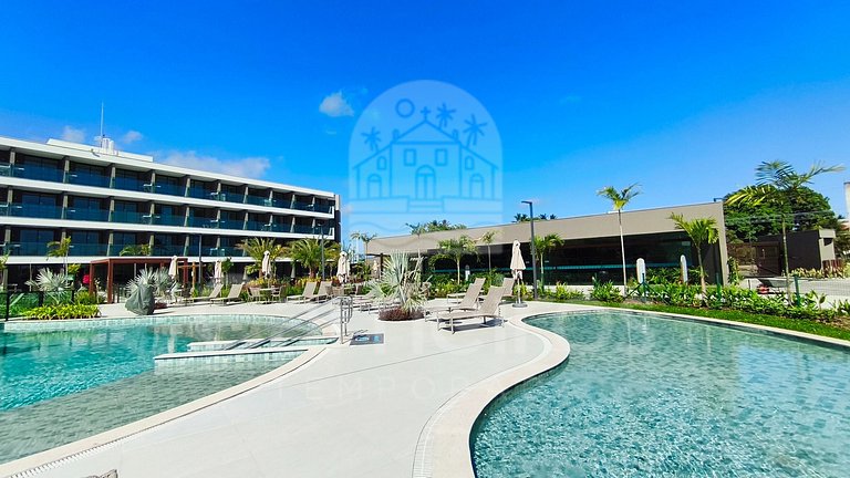 Studio Vista Piscina no Beach Class Verano (B14-3)