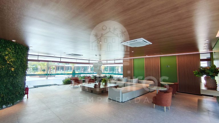 Studio Vista Piscina no Beach Class Verano (C15-2)