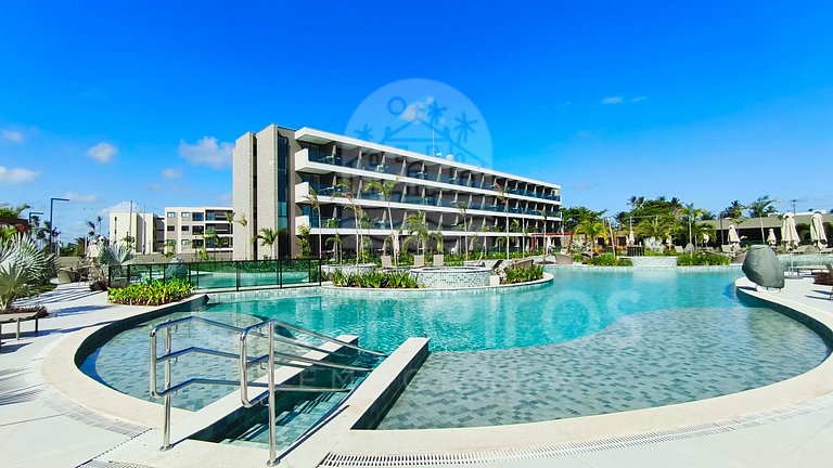 Studio Vista Piscina no Beach Class Verano (B14-3)