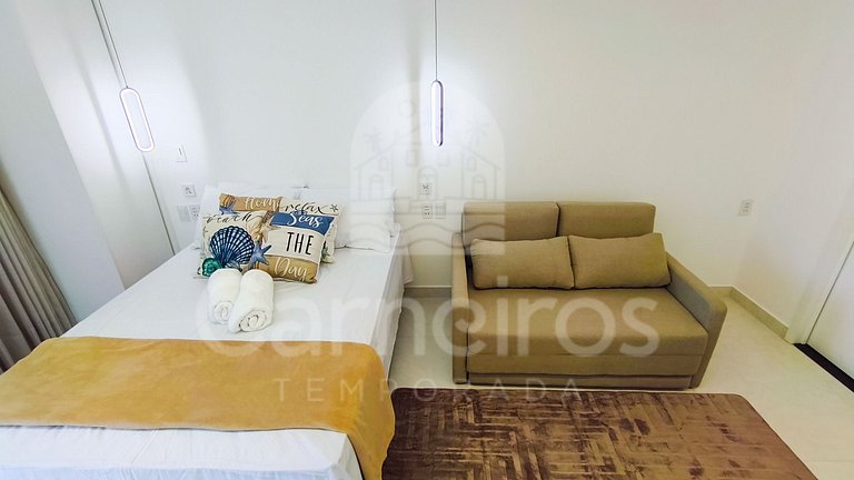 Studio Vista Piscina no Beach Class Verano (B12-3)