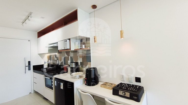 Studio Vista Piscina no Beach Class Verano (B12-3)