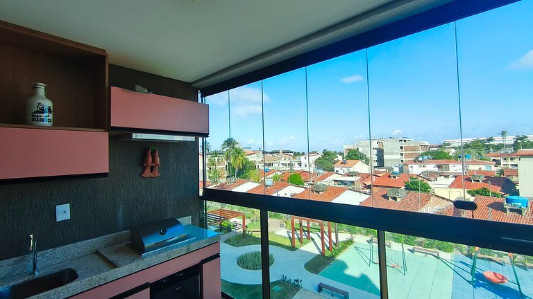 Studio no Beach Class Summer Residence (B15-6)
