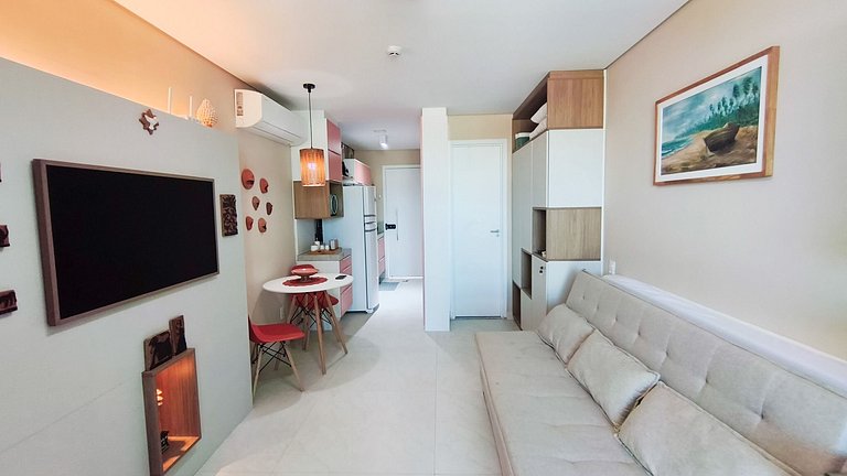 Studio no Beach Class Summer Residence (B15-6)
