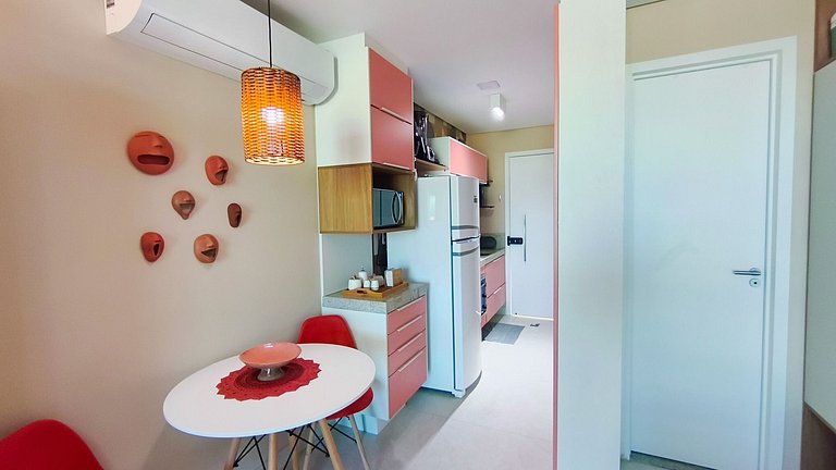 Studio no Beach Class Summer Residence (B15-6)