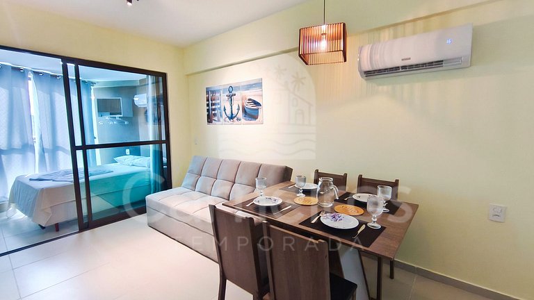 Flat no Açores - Pé na Areia de Tamandaré (A22)