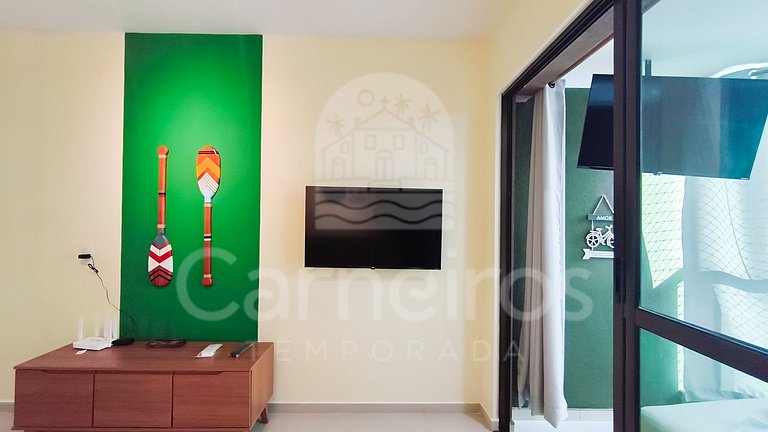 Flat no Açores - Pé na Areia de Tamandaré (A22)