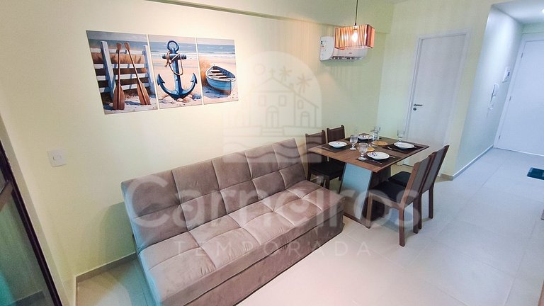 Flat no Açores - Pé na Areia de Tamandaré (A22)