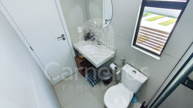 Flat no Açores - Pé na Areia de Tamandaré (A22)