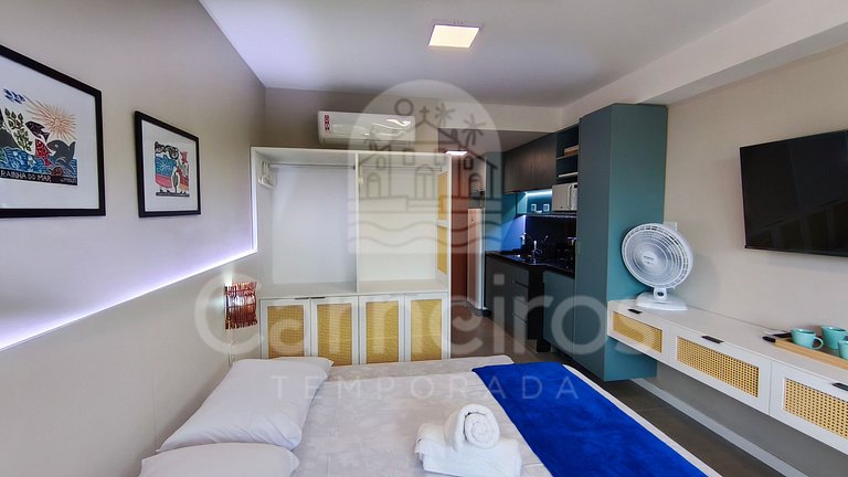 Studio no Carneiros Atlântico - Beira-Mar (D229)