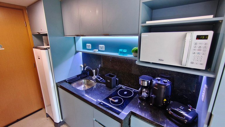 Carneiros | Flat Completo e Climatizado (D229)