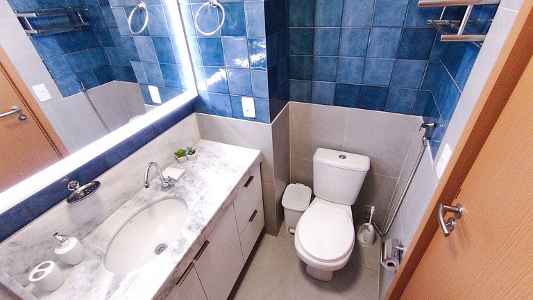 Carneiros | Flat Completo e Climatizado (D229)