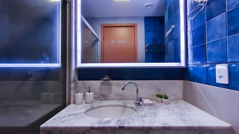 Carneiros | Flat Completo e Climatizado (D229)