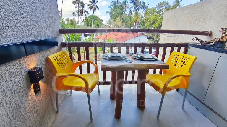 Studio no Carneiros Atlântico - Beira-Mar (D133)