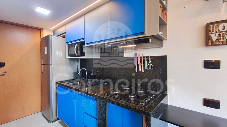 Studio no Carneiros Atlântico - Beira-Mar (D133)