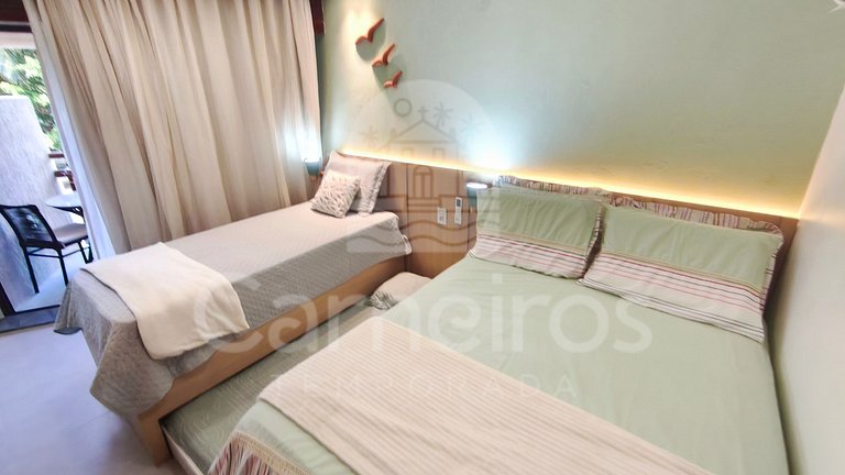 Studio no Carneiros Atlântico - Beira-Mar (D125)