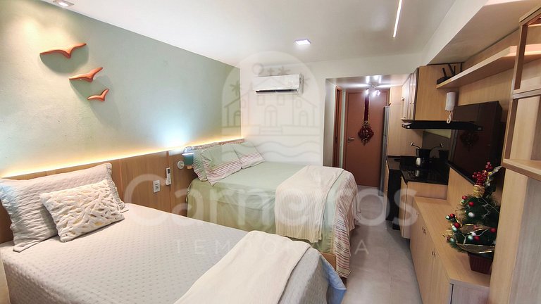 Studio no Carneiros Atlântico - Beira-Mar (D125)