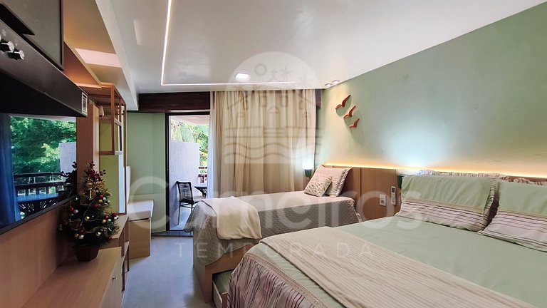 Studio no Carneiros Atlântico - Beira-Mar (D125)