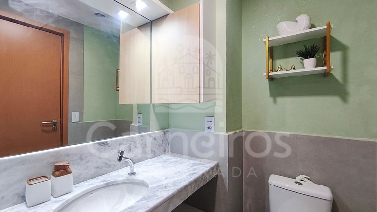 Studio no Carneiros Atlântico - Beira-Mar (D125)