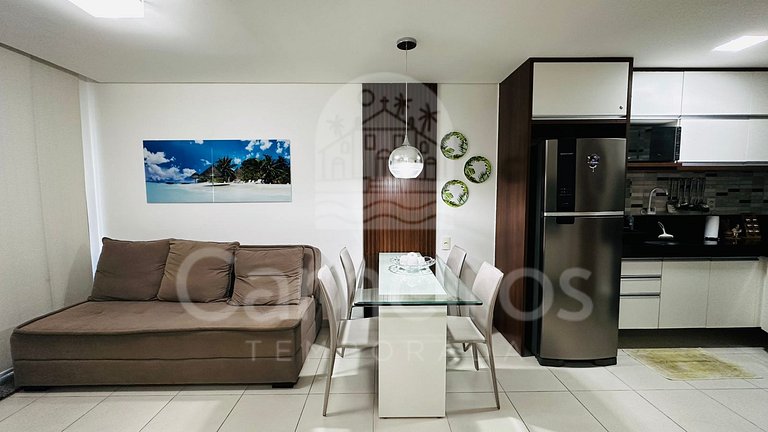 Flat 1 Quarto no Carneiros Beach Resort (C19-E)